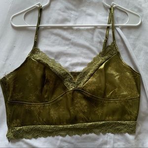 Flower print crop top